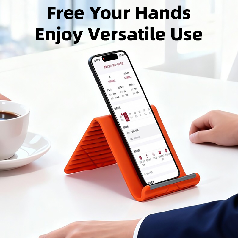 Home Office Laptop - Flexible Silicone Foldable Phone Holder for