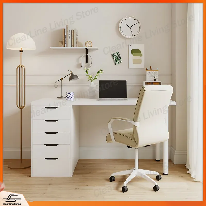 Desk Drawer Small - Minimalist Makeup Table with Drawer Storage