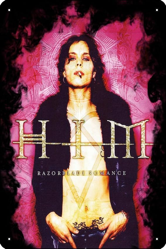 Home Office Romance - Him Band Tee Razorblade Romance cover