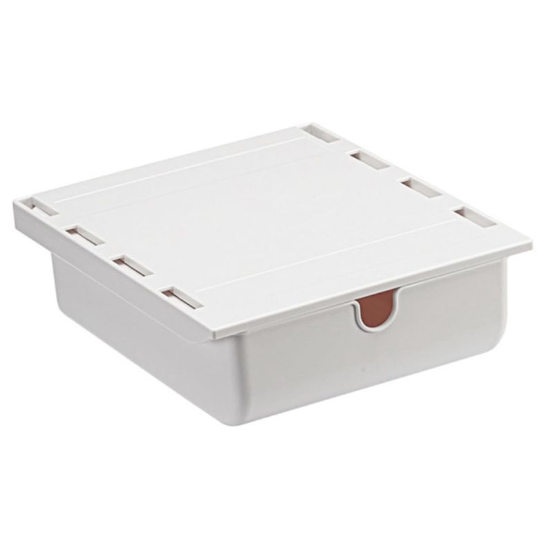 Office Drawer Organizer - DT19 Under-Desk Storage Box, Slide Out