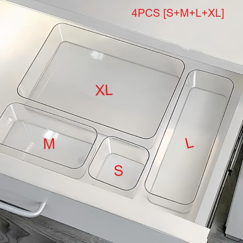 Office Drawer Organizer - Cosmetic and Stationery Storage Box, Suitable