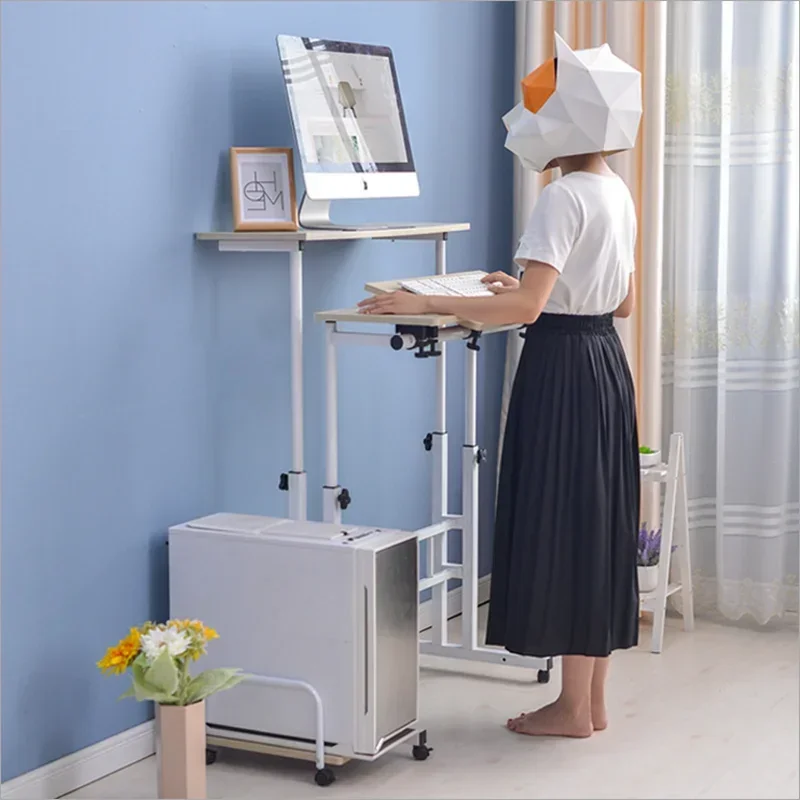 Home Office Work Table - -TieHo Standing Working Table Lifting Computer