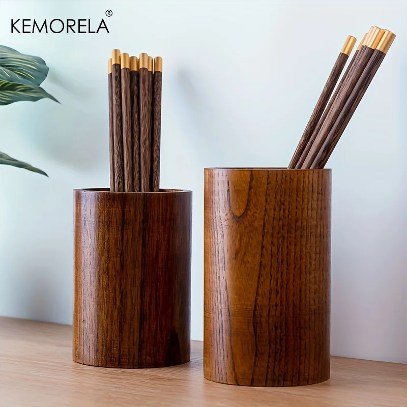 Desk Drawer Small - 1PCS Wooden Chopsticks Holder - Bamboo