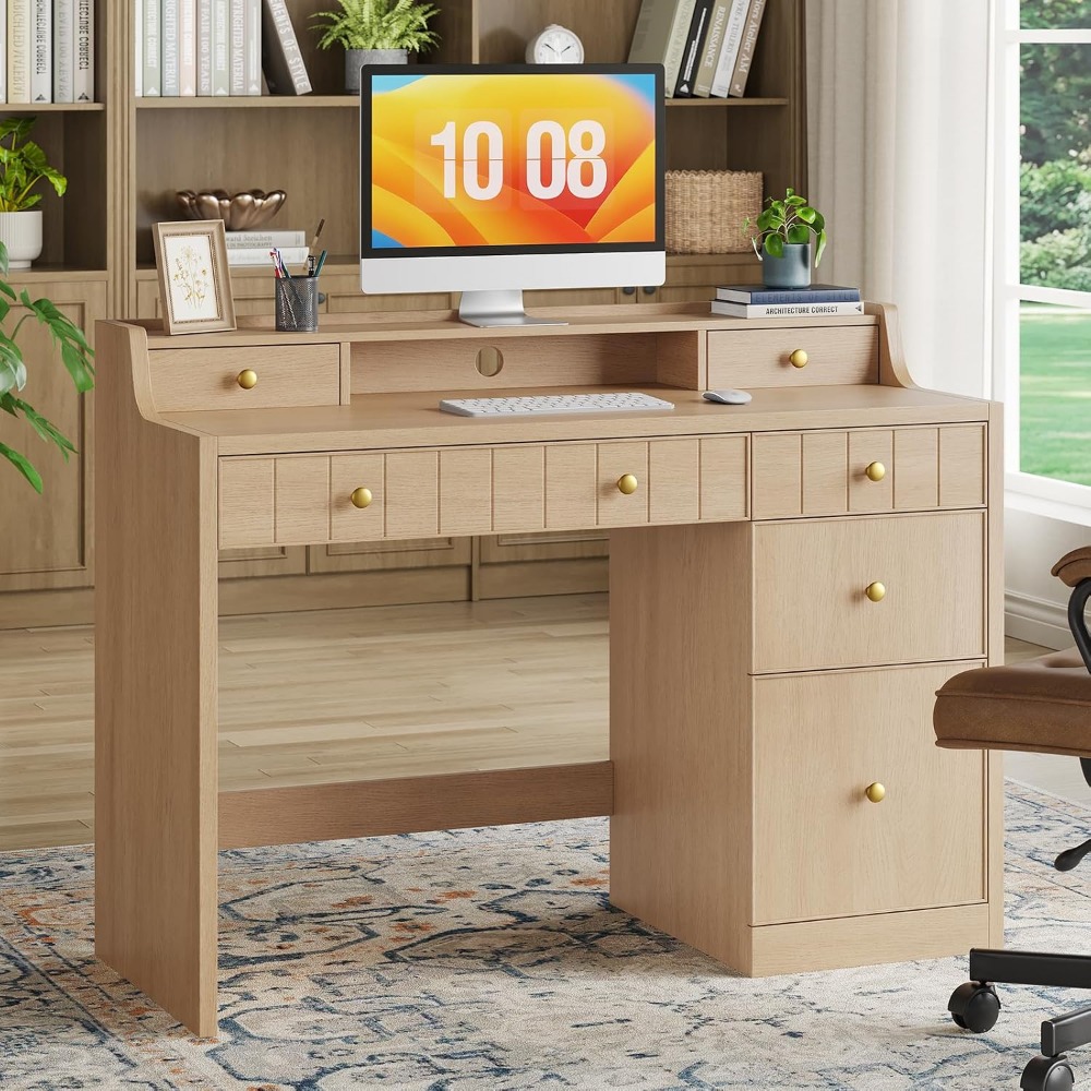 Office Desk with Drawers, 47