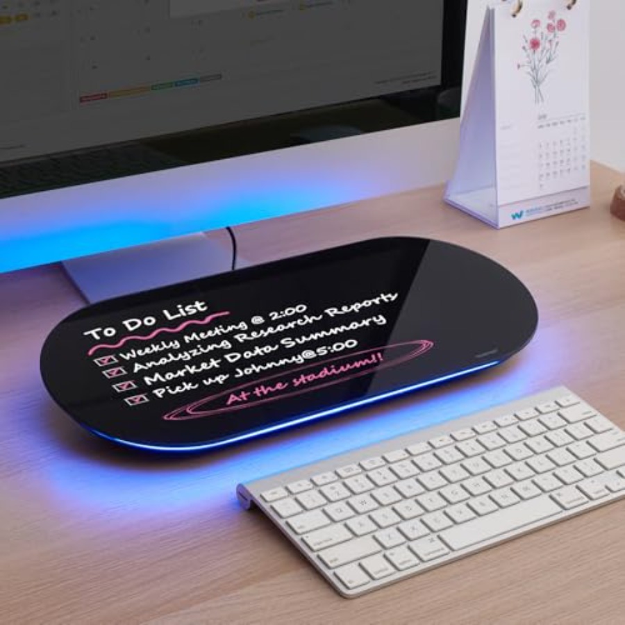 Glass Desktop Whiteboard - 17  - Desk Drawer Small ulasan dan harga