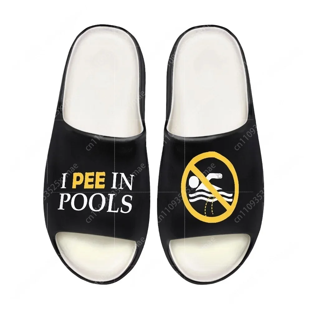I Pee in Pools Soft Sole Sllip - Home Office Size ulasan dan harga