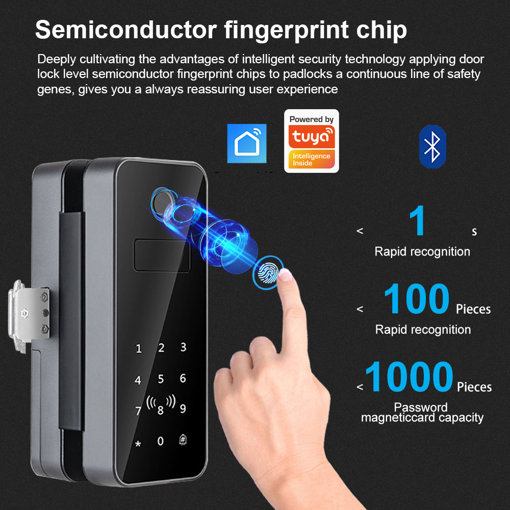 Intelligent Lock Glass Door Pa - Home Office Immigration ulasan dan harga