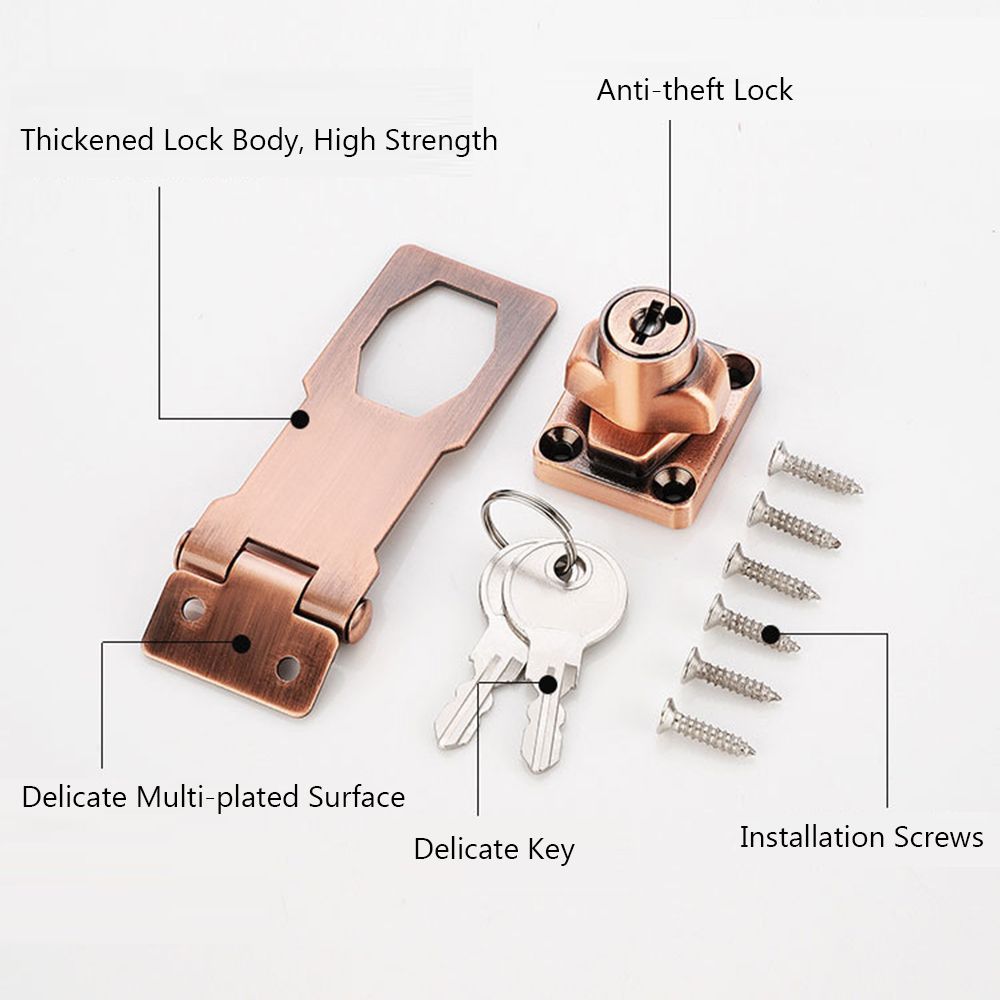 Door Lock Durable Zinc Alloy C - Home Office Immigration ulasan dan harga
