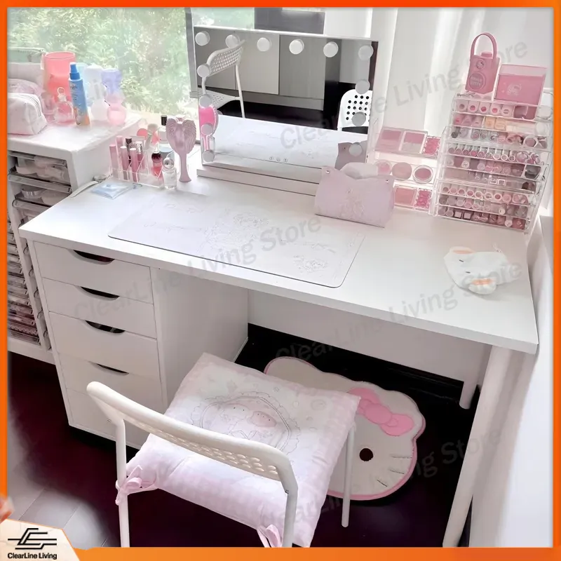 Minimalist Makeup Table with D - Desk Drawer Small ulasan dan harga