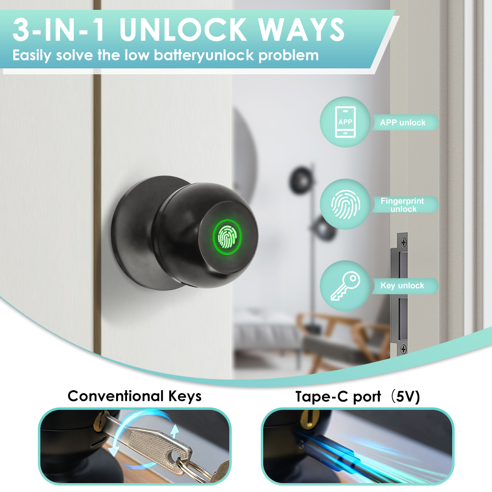 Tuya Electronic Door Lock Smar - Home Office Immigration ulasan dan harga