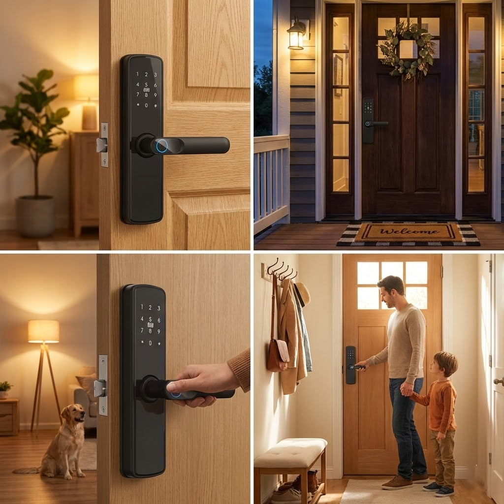 TUYA Smart WIFI Fingerprint Do - Home Office Immigration ulasan dan harga