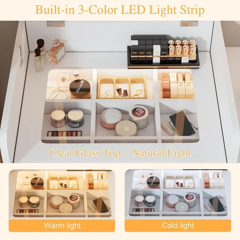 Compact Vanity Desk with Lip T - Desk Drawer Small ulasan dan harga