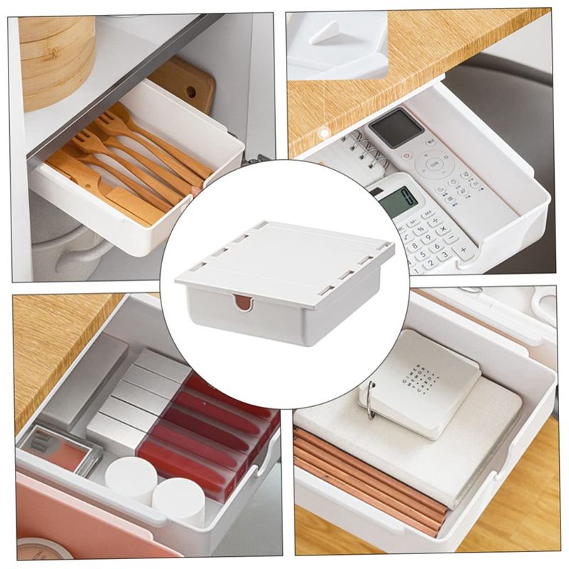 DT19 Under-Desk Storage Box, S - Office Drawer Organizer ulasan dan harga