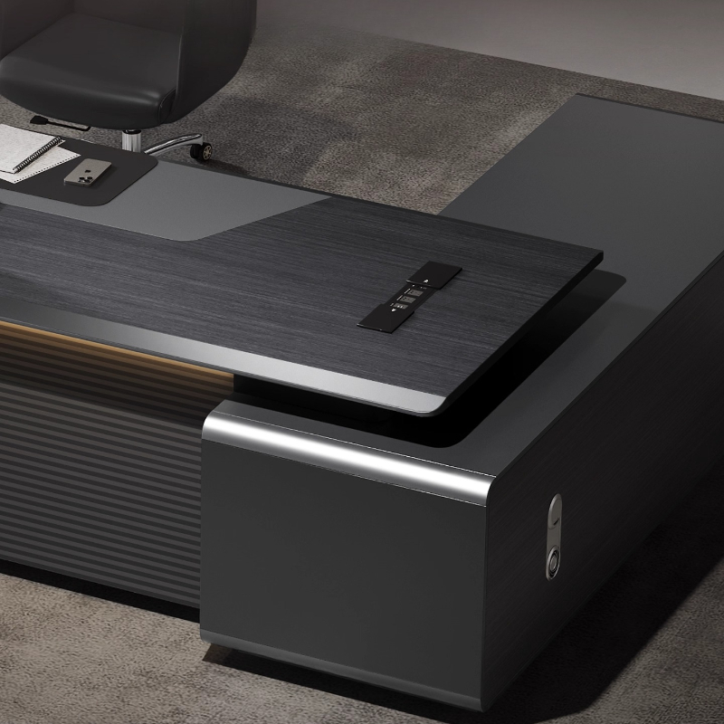 Luxury L Shapes Computer Desk  - Home Office Work Table ulasan dan harga