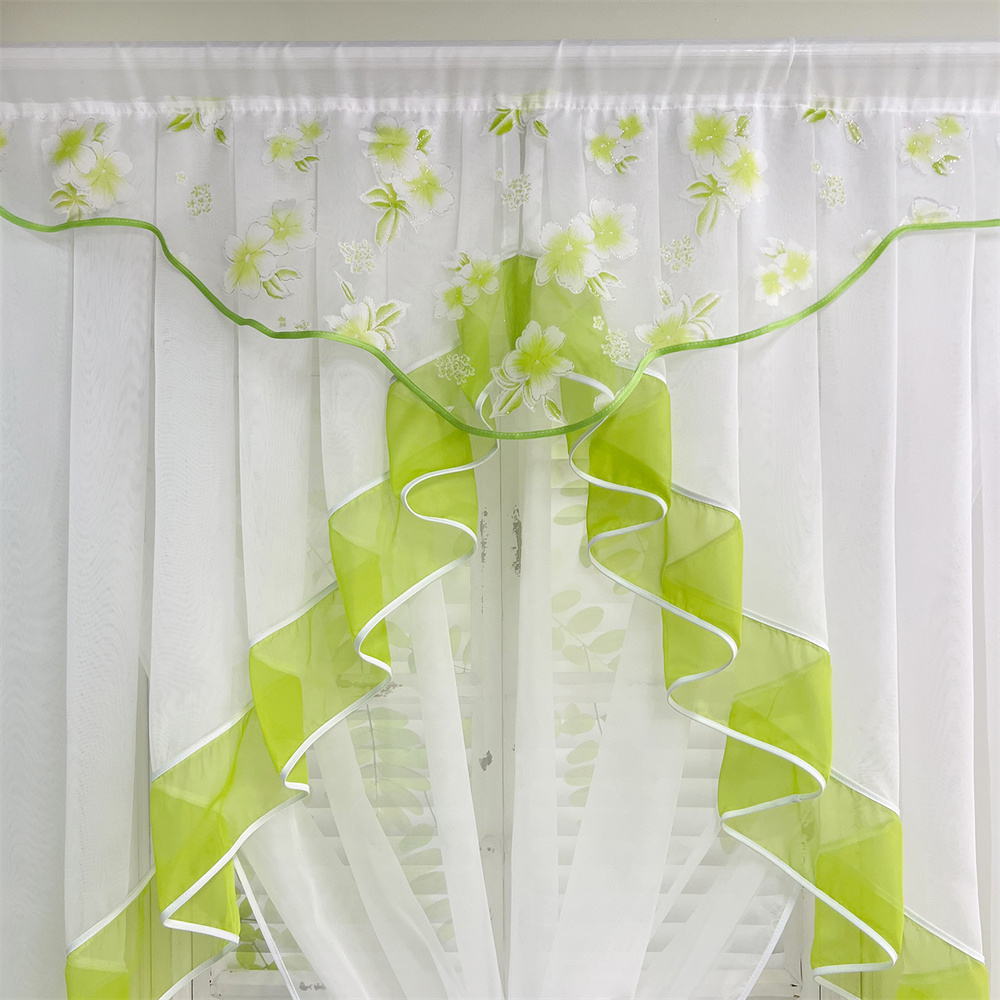 Blossom Print Sheer Curtains S - Home Office Romance ulasan dan harga