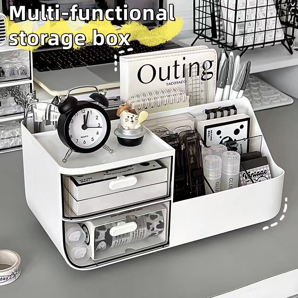 1Pcs Desktop Cosmetics Organiz - Office Drawer Organizer ulasan dan harga