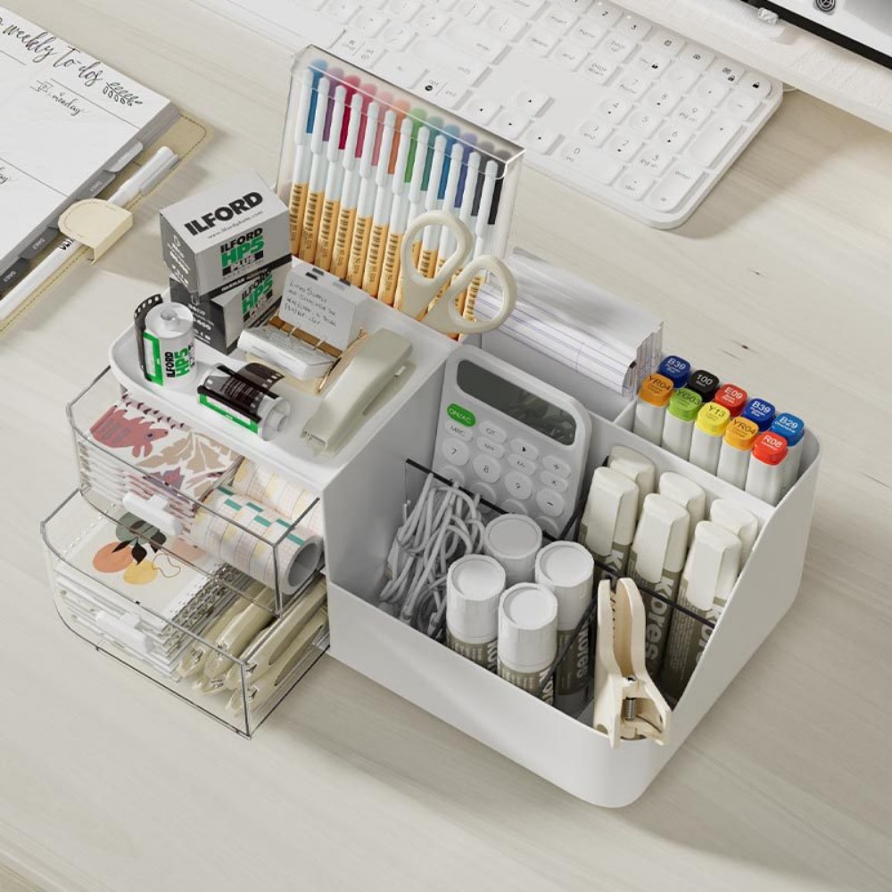 1Pcs Desktop Cosmetics Organiz - Office Drawer Organizer ulasan dan harga