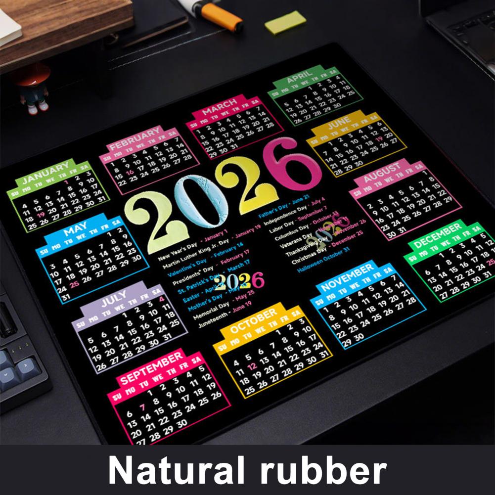 2026 Calendar Mouse Pad Waterp - Home Office Laptop ulasan dan harga
