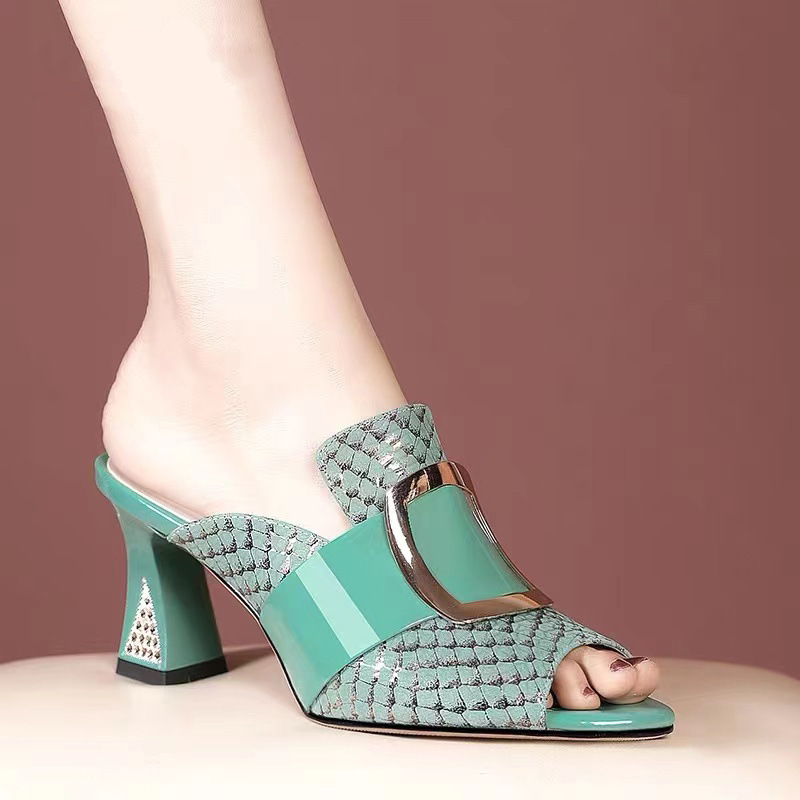 Open-toe Sandals Women Elegant - Home Office Size ulasan dan harga