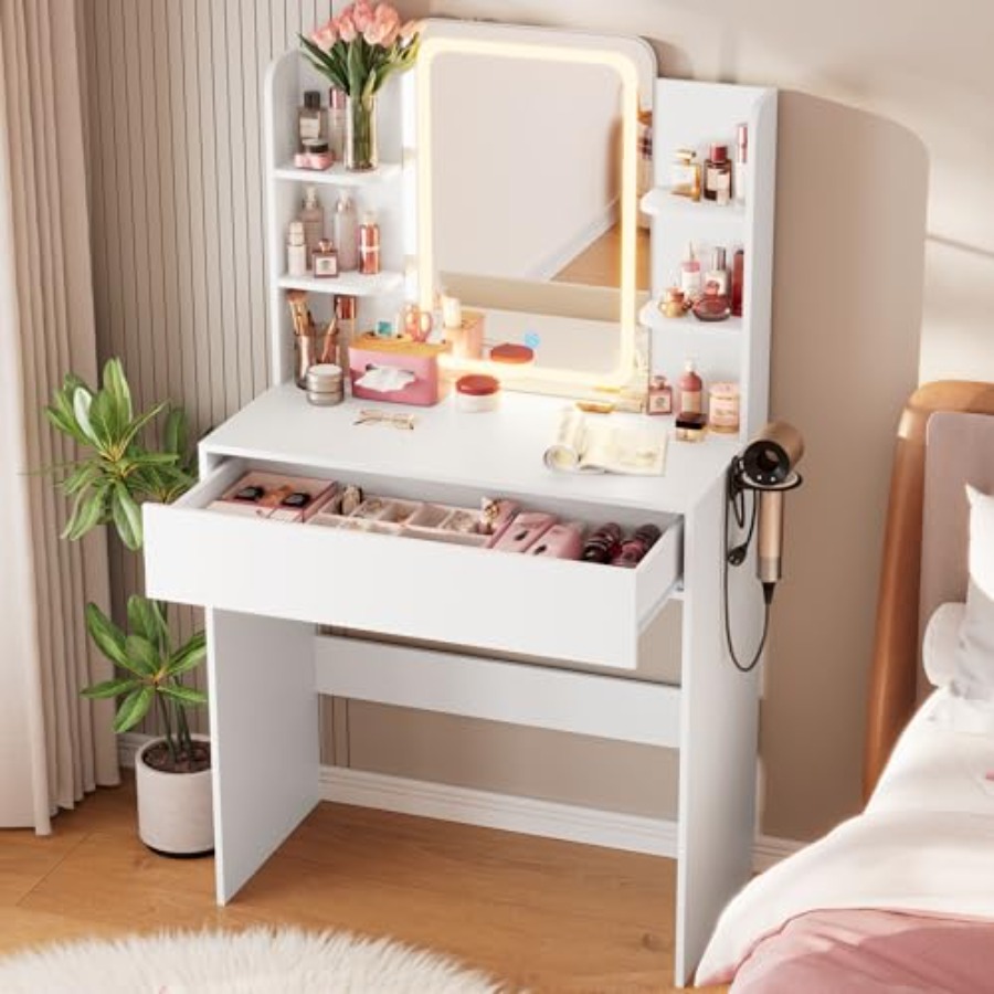 Small vanity desk for bedroom  - Desk Drawer Small ulasan dan harga