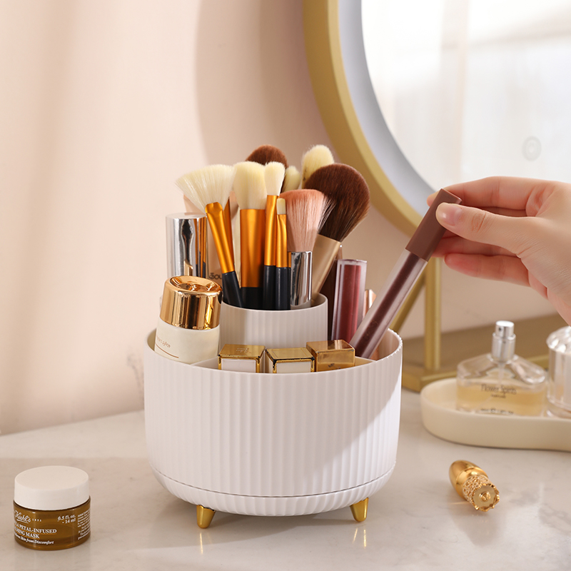 1Pcs 360° Rotating Makeup Brus - Home Office Work Table ulasan dan harga