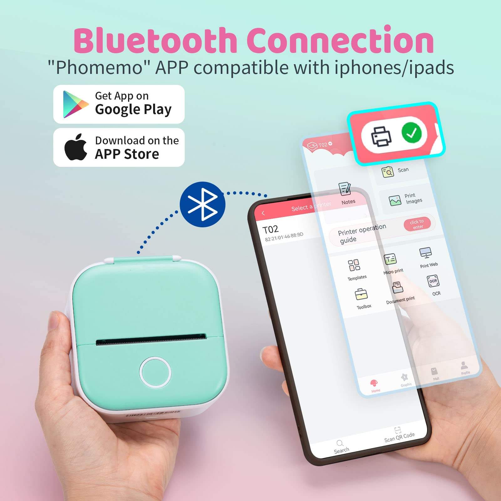 D2 Portable Mini Thermal Label - Home Office Questions ulasan dan harga