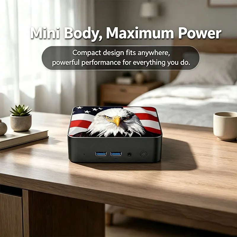 New 2026 USA Canada Flag Mini  - Home Office Laptop ulasan dan harga