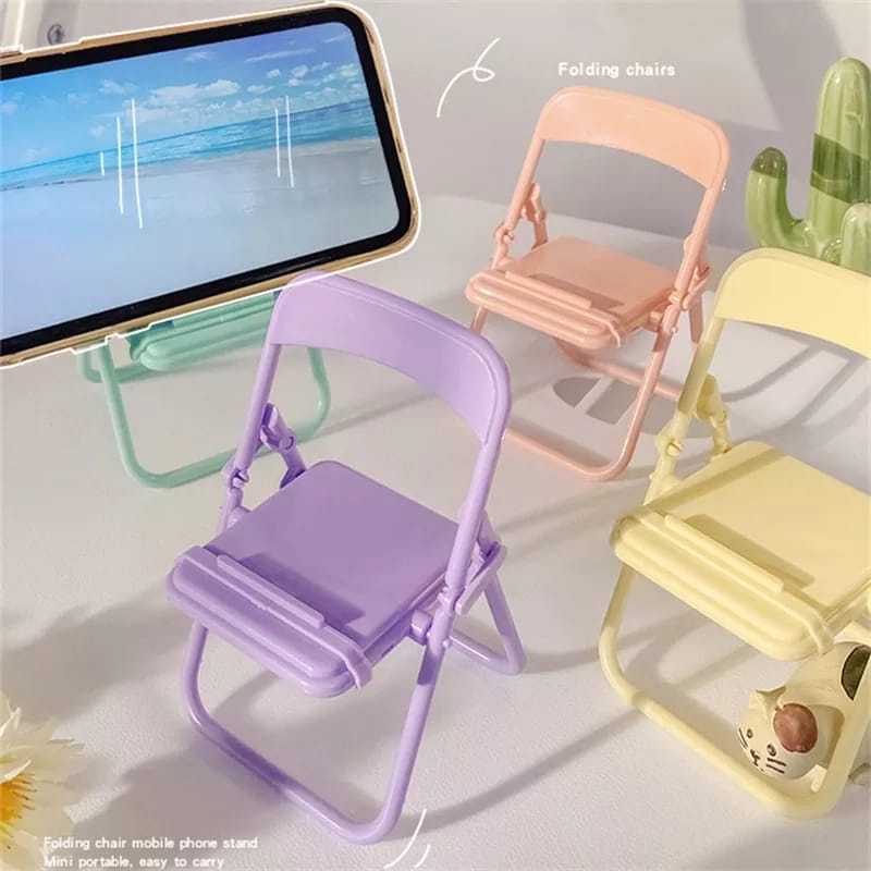 Cute Chair Phone Holder Stand  - Home Office Size ulasan dan harga
