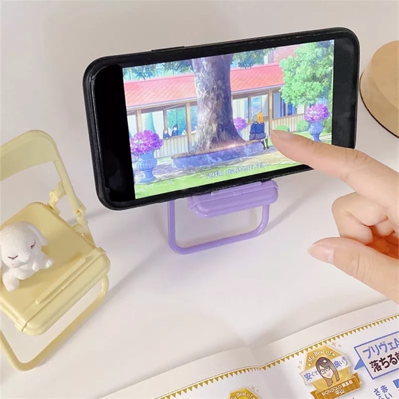 Cute Chair Phone Holder Stand  - Home Office Size ulasan dan harga