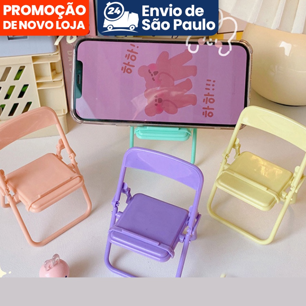 Cute Chair Phone Holder Stand  - Home Office Size ulasan dan harga
