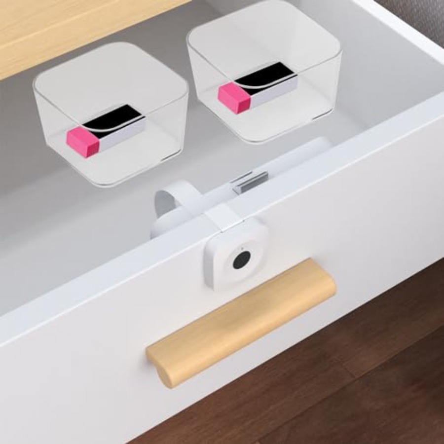 6pcs Clear Acrylic Storage Con - Desk Drawer Small ulasan dan harga