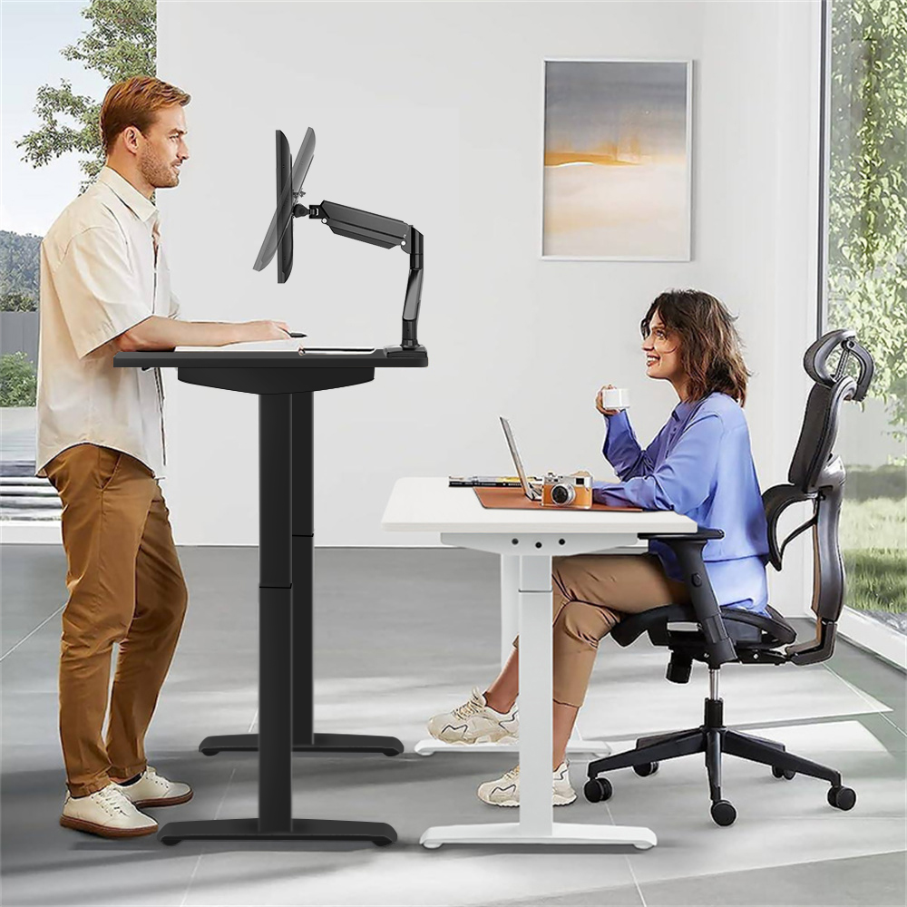 Electric Adjustable Height Com - Home Office Work Table ulasan dan harga