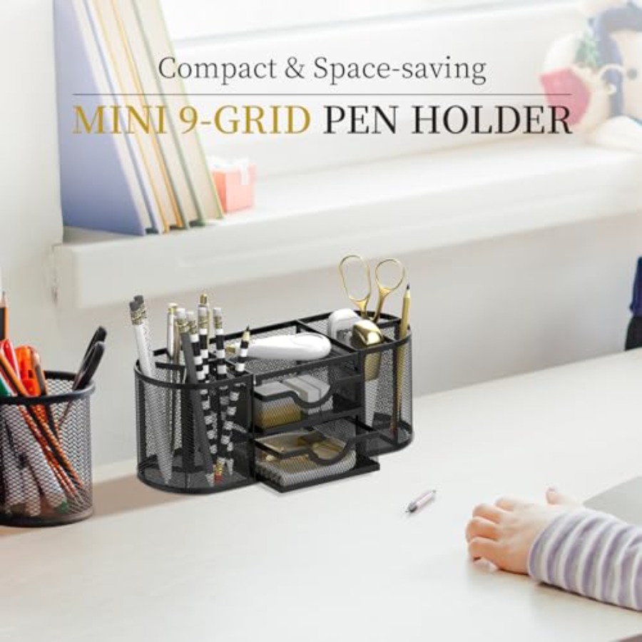 Mesh Desk Organizer, Desk Orga - Office Drawer Organizer ulasan dan harga