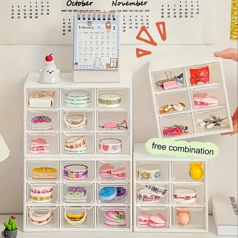 1pc Dustproof Multi-Grid Deskt - Office Drawer Organizer ulasan dan harga