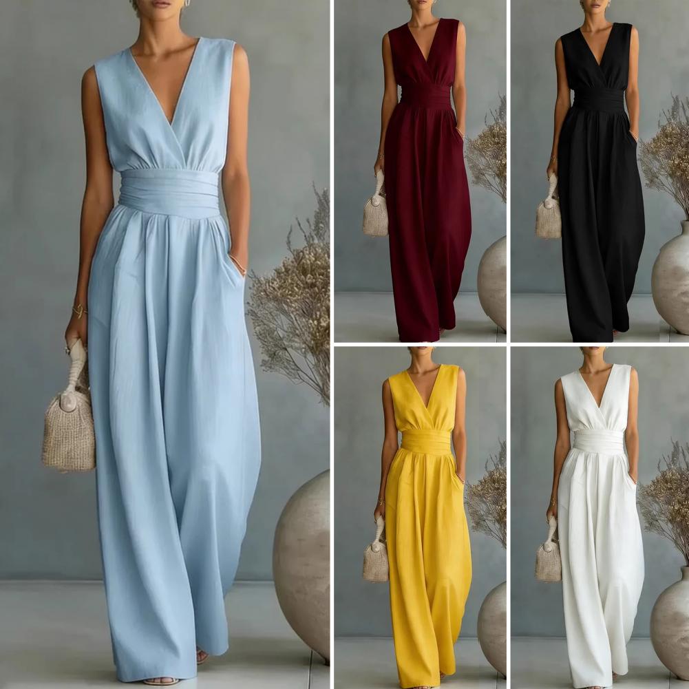 Fashion Women's Jumpsuit High  - Home Office Romance ulasan dan harga