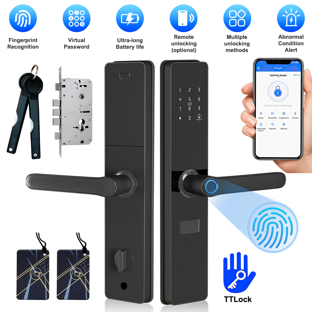 Smart Door Lock TTLock App Fin - Home Office Immigration ulasan dan harga