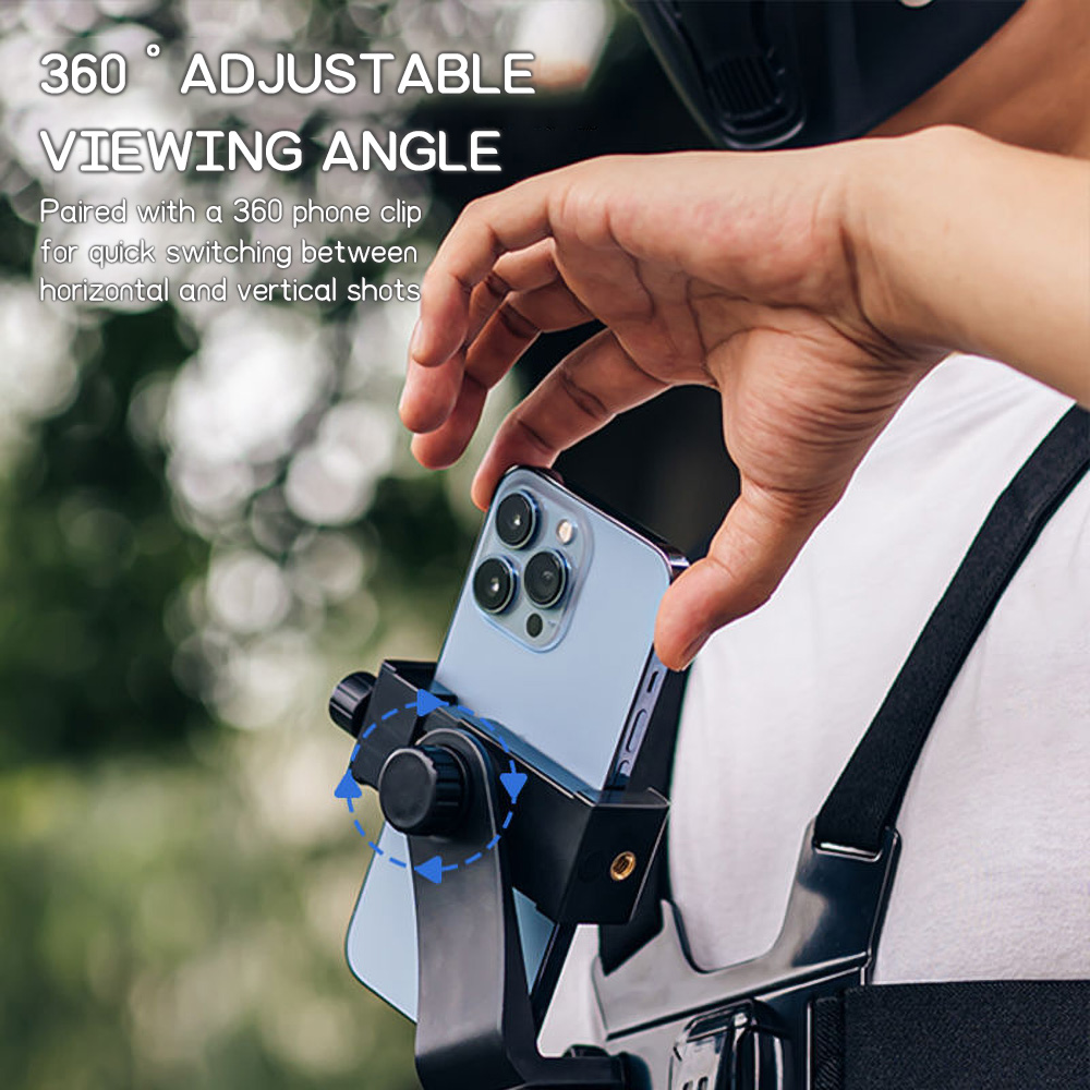 Chest Mount Phone Strap Holder - Home Office Laptop ulasan dan harga