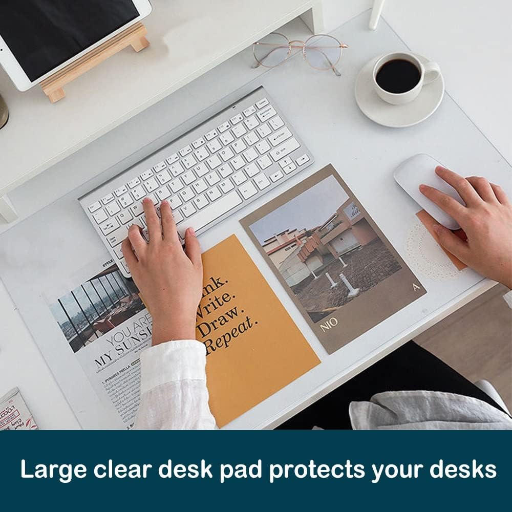 Clear Desk Protector Pad 12x24 - Home Office Laptop ulasan dan harga