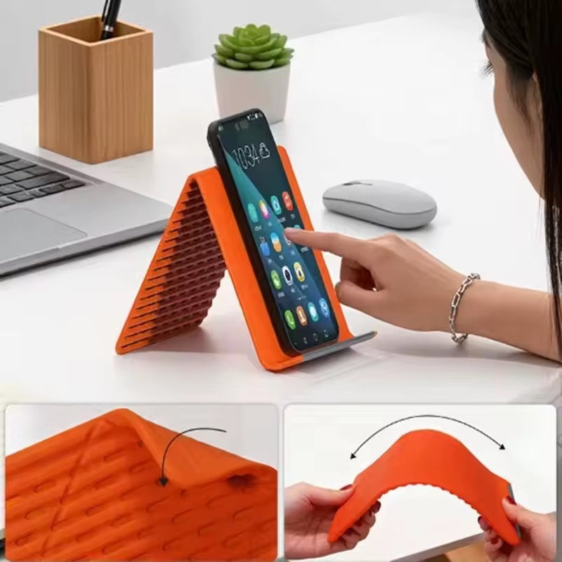 Lazy Portable Phone Stand Sili - Home Office Laptop ulasan dan harga