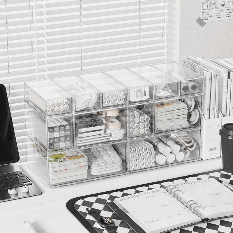 Acrylic Stackable Organizer Bo - Office Drawer Organizer ulasan dan harga